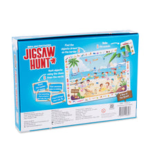 Load image into Gallery viewer, Jigsaw Hunt – A Day at the Beach | Make and Find 15-Piece Floor Puzzle for Kids Ages 3+ | Fun &amp; Educational Scavenger Hunt Game | Develops Observation &amp; Problem-Solving Skills
