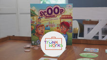 Load and play video in Gallery viewer, Scoop Mania by Trunkworks | Family Strategy Board Game for Kids Ages 8 and up | Fun Set Collection Game | 2 to 4 Players
